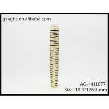 Moda &amp; vazio do alumínio redondo tubo de rímel AG-HH1077, embalagens de cosméticos do AGPM, cores/logotipo personalizado